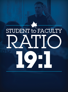 19 to 1 Student to Faculty Ratio